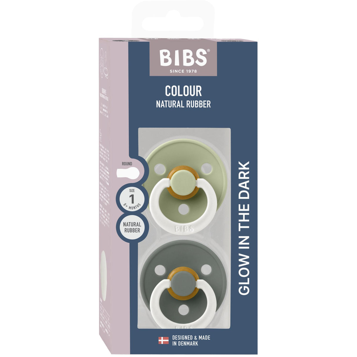Bibs Sage GLOW / Pine GLOW Sut Colour 2-Pak Latex