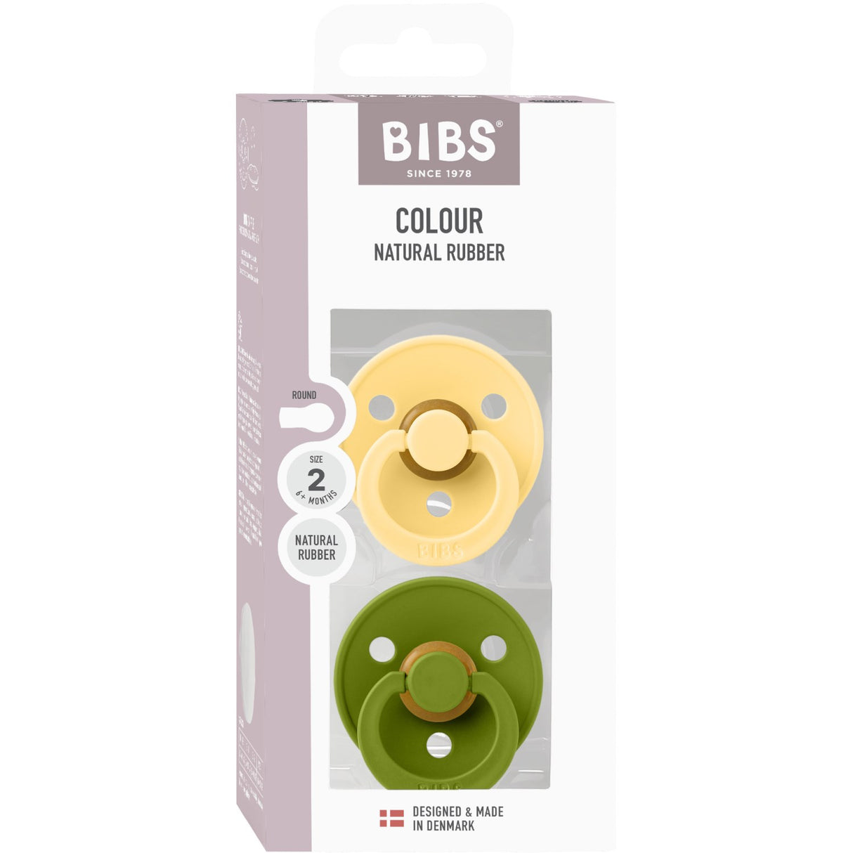 Bibs Pale Butter / Wasabi Sut Colour 2-Pak Latex