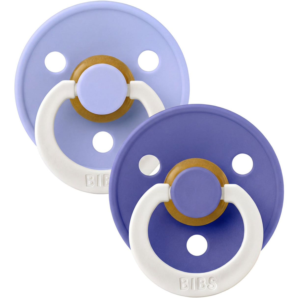 Bibs Hush GLOW / Grape GLOW Sut Colour 2-Pak Latex