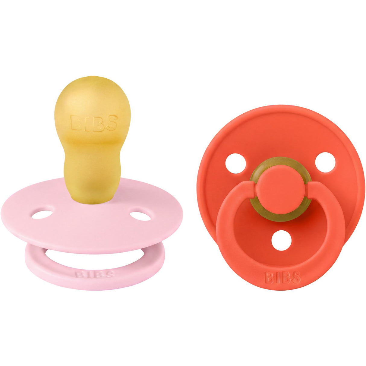 Bibs Baby Pink / Tango Sut Colour 2-Pak Latex