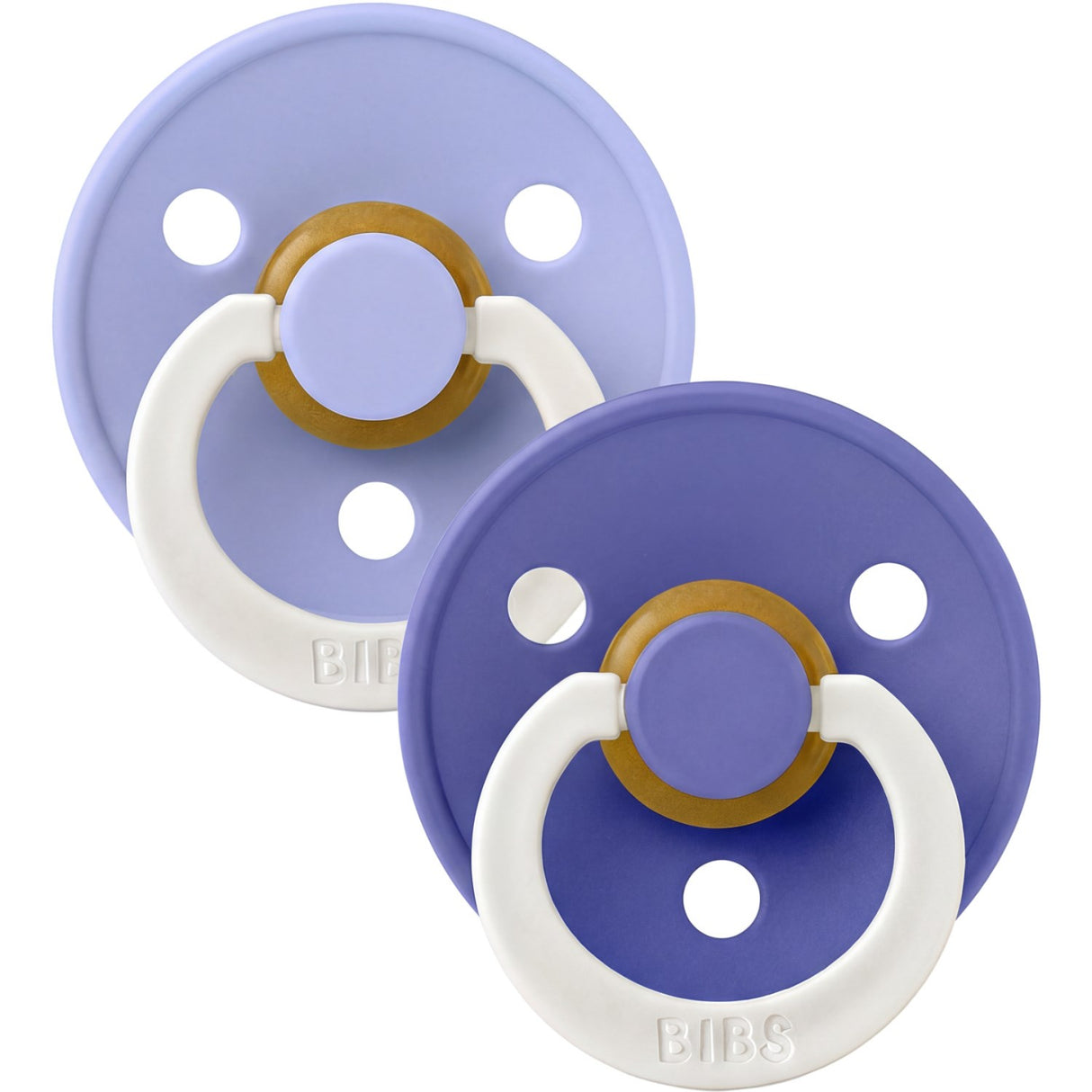 Bibs Hush GLOW / Grape GLOW Sut Colour 2-Pak Latex