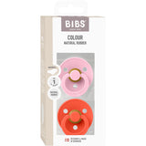 Bibs Baby Pink / Tango Sut Colour 2-Pak Anatomical Latex