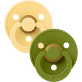 Bibs Pale Butter / Wasabi Sut Colour 2-Pak Anatomical Latex