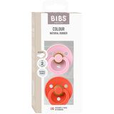 Bibs Baby Pink / Tango Sut Colour 2-Pak Anatomical Latex