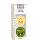 Bibs Pale Butter / Wasabi Sut Colour 2-Pak Anatomical Latex