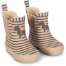 Konges Sløjd Stripe La Mer Roi Printed Rain Støvle