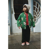 Konges Sløjd Dot Miao Verde Juno Printed Bomber Jakke