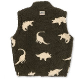 Konges Sløjd Dino Silhouette Jody Bamse Vest Grs