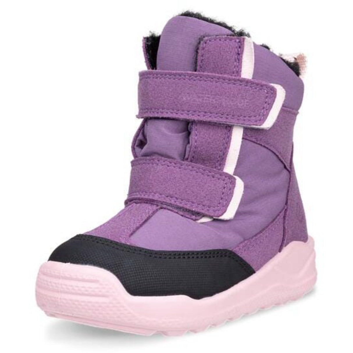 Ecco Black/Grape/Grape/Pale Lilac Urban Mini 2Xvelcro Støvle