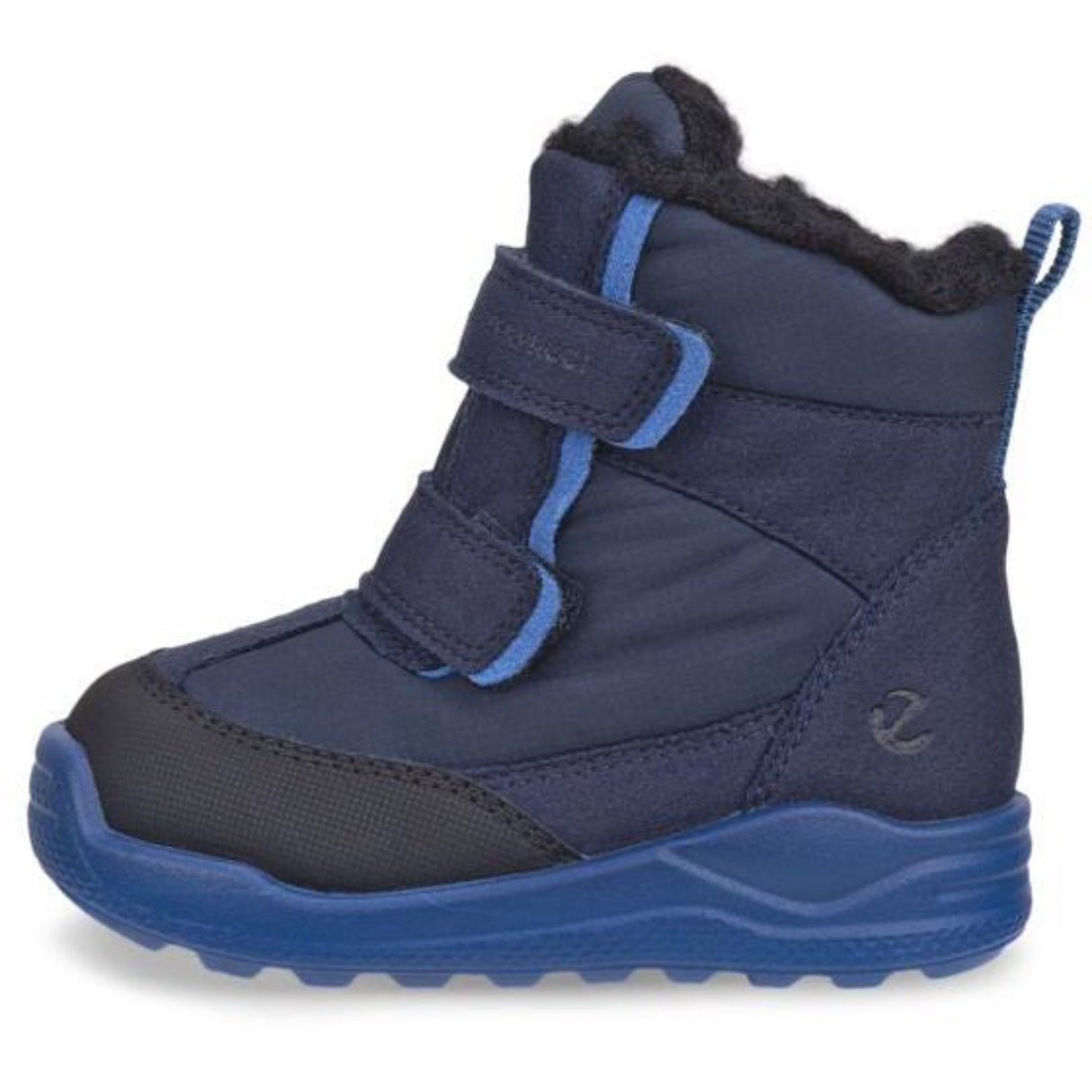 Ecco Black/Night Sky/Federal Blue Urban Mini 2Xvelcro Støvle