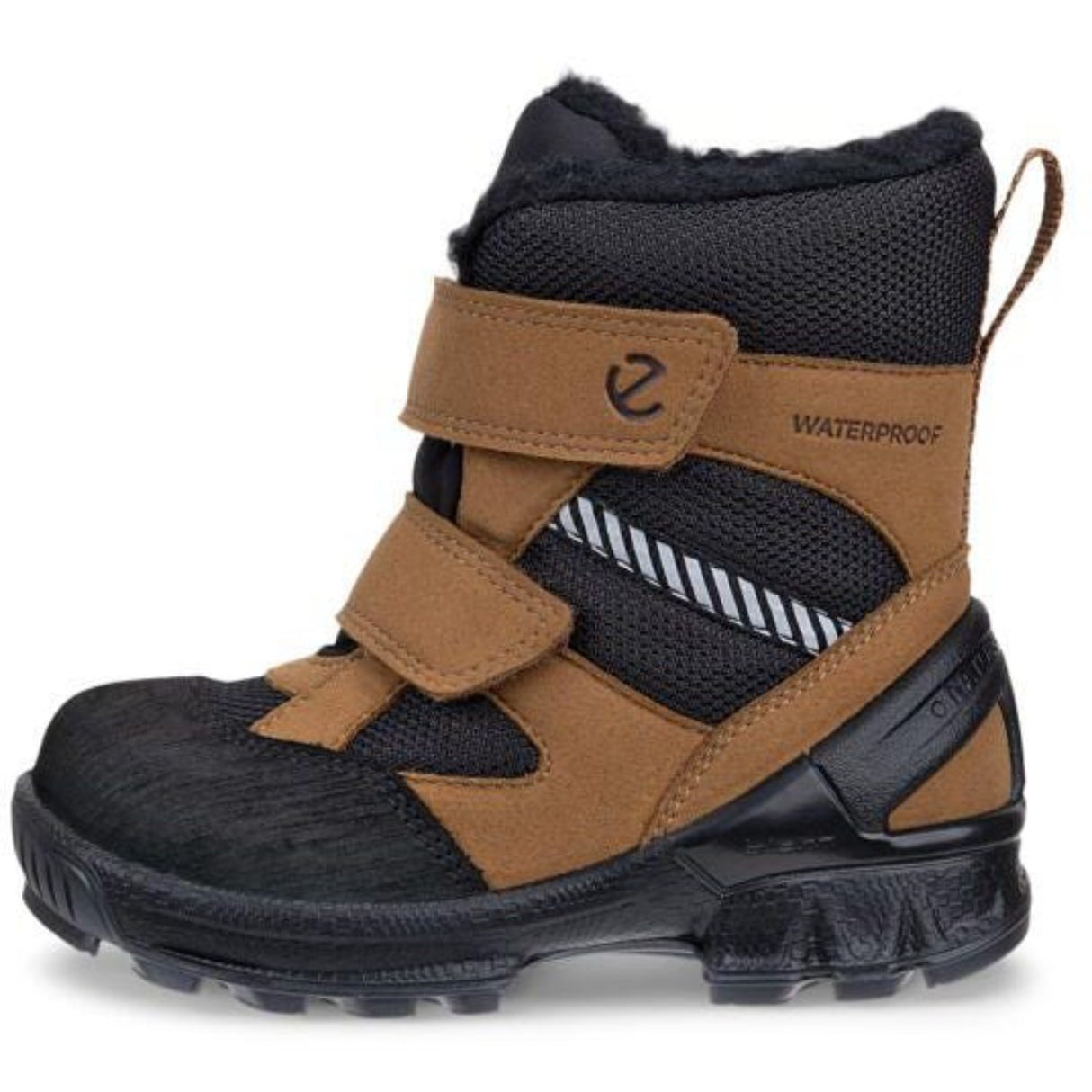 Ecco Black/Camel/Black Biom Hike I Højt Støvle 2X