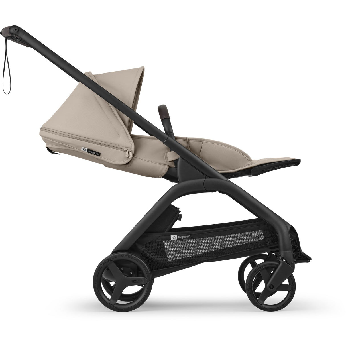 Bugaboo Dragonfly Plus Sæde Complete Black/Desert Taupe-Desert Taupe