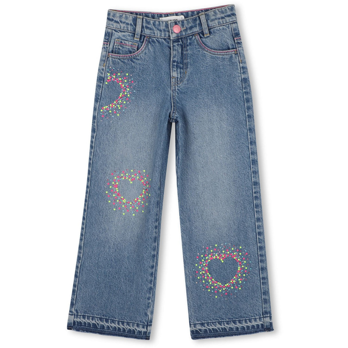 Billieblush Double Stone+Bleach Denim Trousers