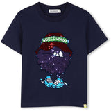 Billieblush Navy Kort Ærmer Tee-Shirt