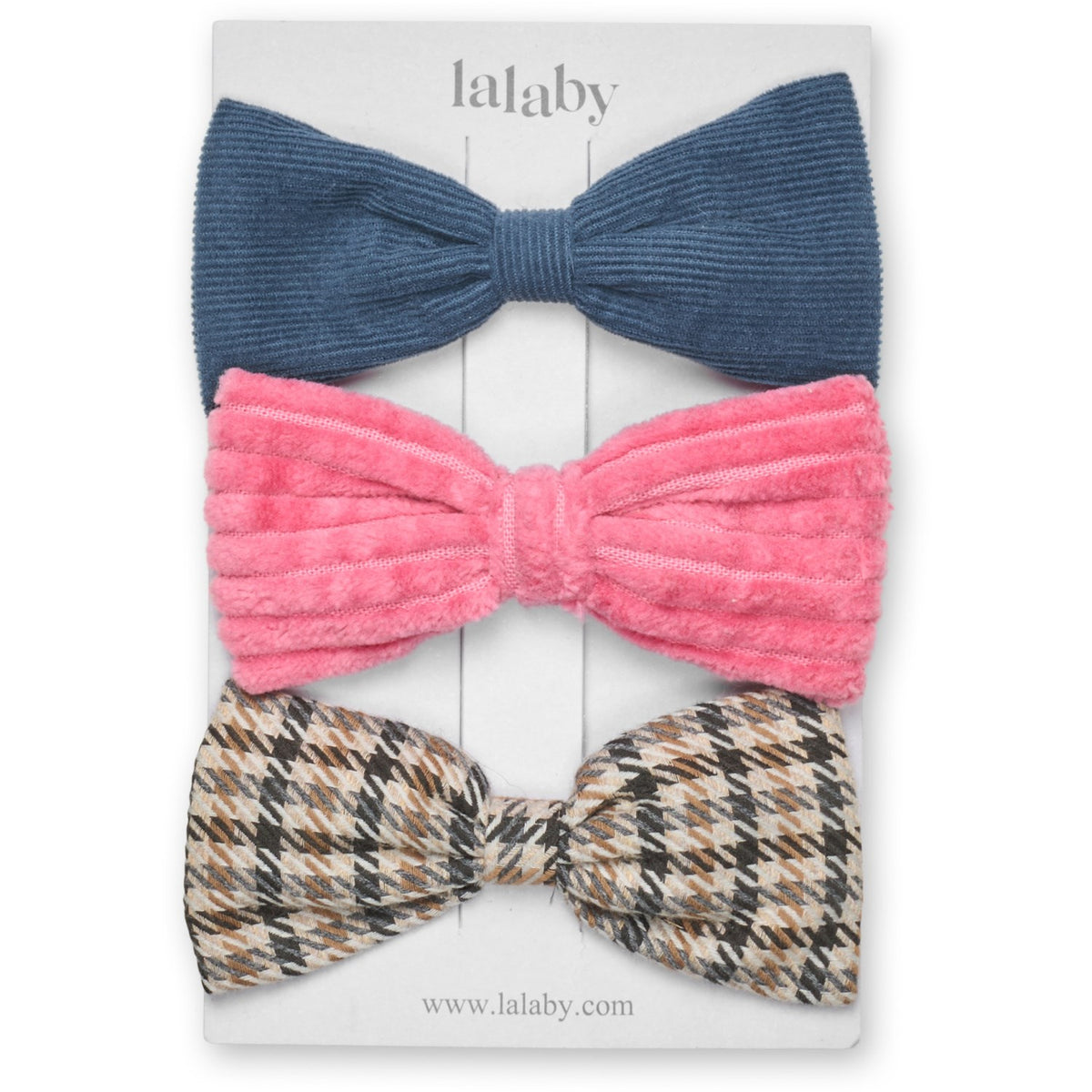 Lalaby Flamingo Mix Hår Sløjfe 3 Pak