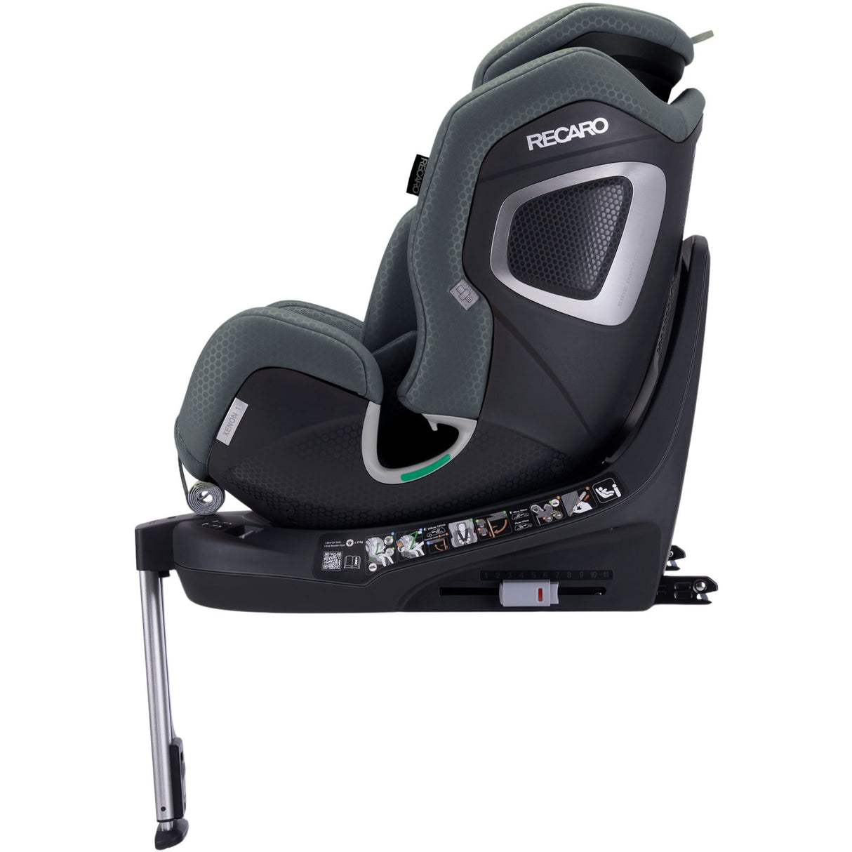 RECARO Gallant Grey Xenon 1 Kid Bil Sæde