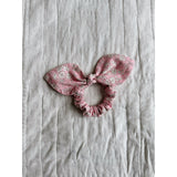 Lalaby Pink Flower Cord Scrunchie Sløjfe