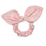 Lalaby Pink Flower Cord Scrunchie Sløjfe