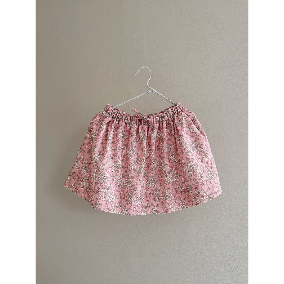 Lalaby Pink Flower Cord Dagmar Nederdel