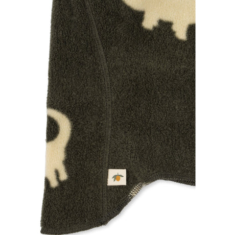 Konges Sløjd Dino Silhouette Tavi Fleece Elefanthue Grs