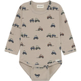 Minymo Feather Gray Body Ls Aop Sweat