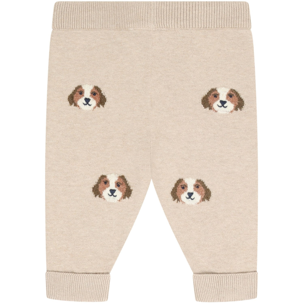 Minymo Beige Melange Bukser Strik