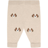 Minymo Beige Melange Bukser Strik