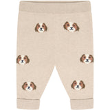 Minymo Beige Melange Bukser Strik