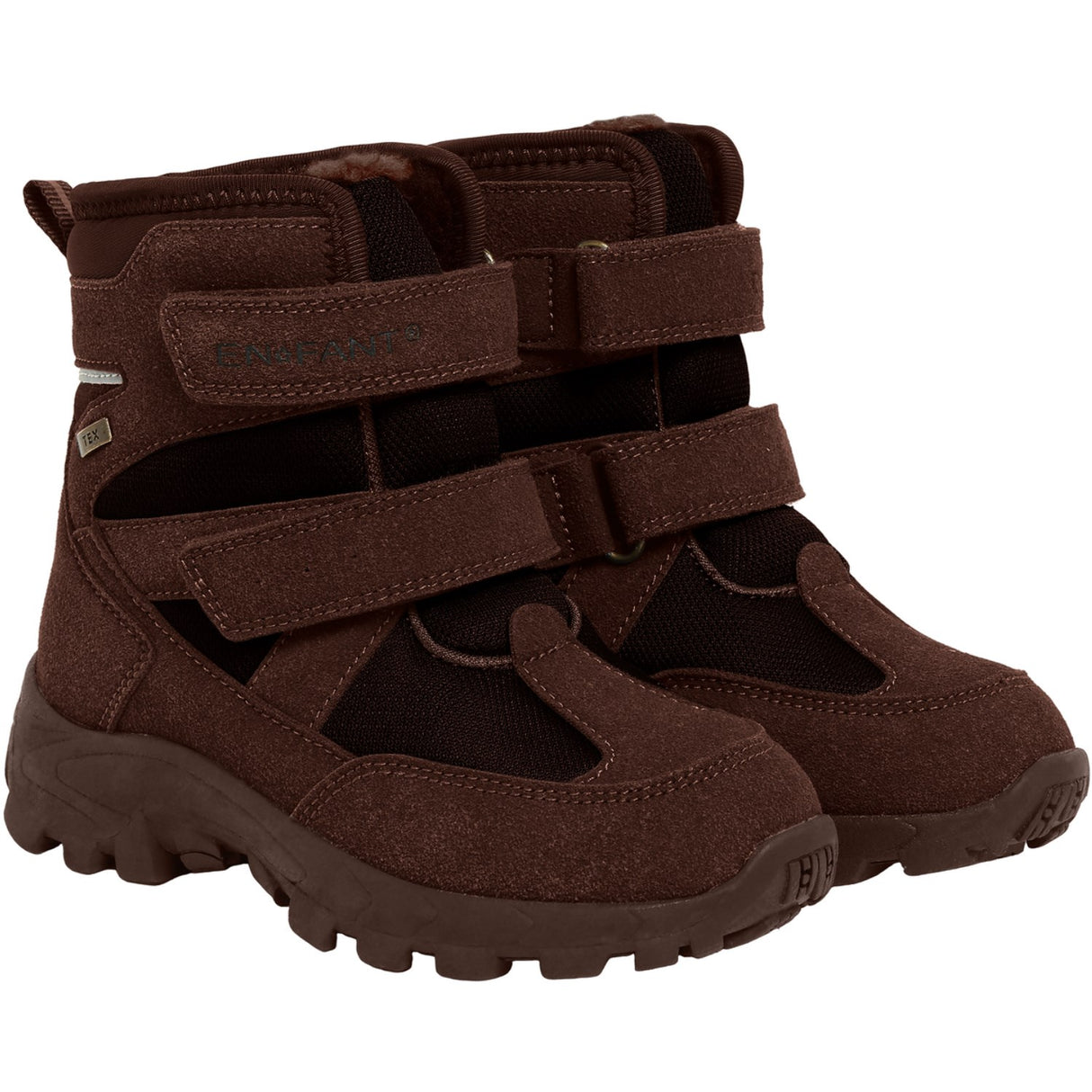 En Fant Chocolate Brown Støvler Velcro Tex