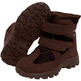 En Fant Chocolate Brown Støvler Velcro Tex