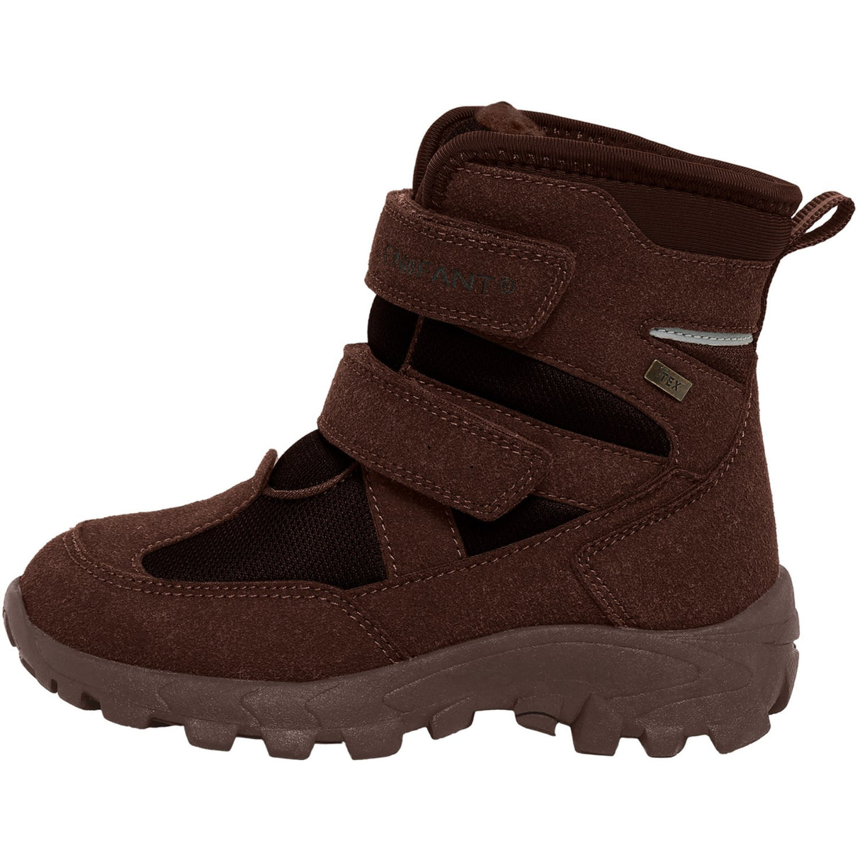 En Fant Chocolate Brown Støvler Velcro Tex