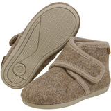 En Fant Walnut Melange Uldfutter Velcro
