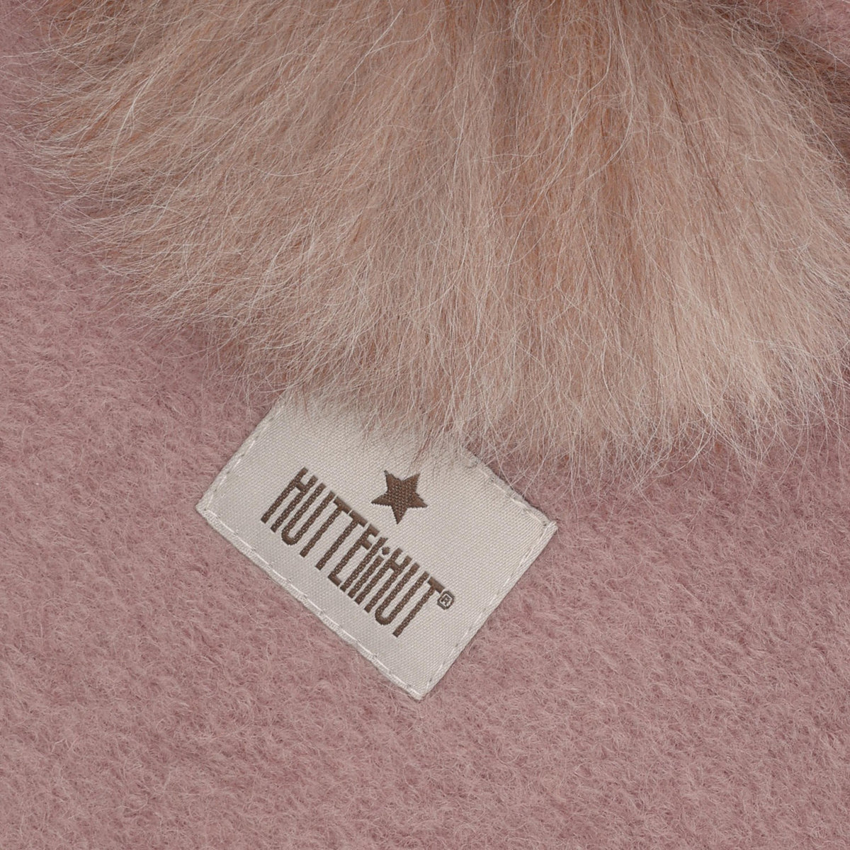 Huttelihut Deauville Mauve Elefanthue Uld Alpaca Pompoms