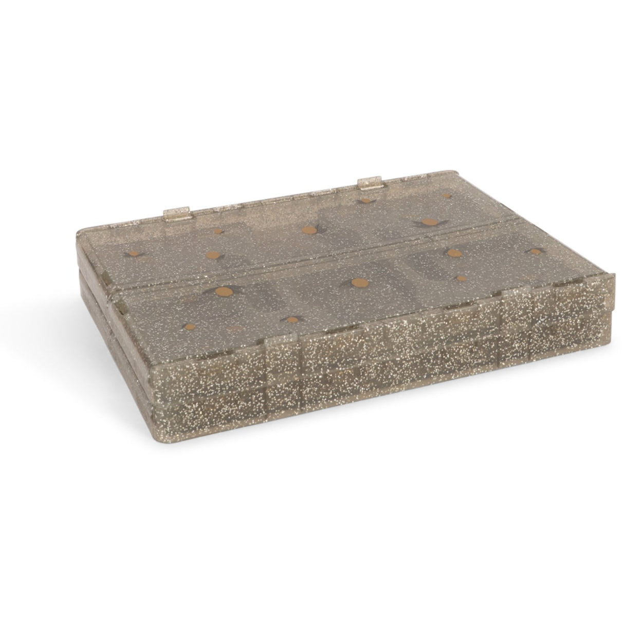 Konges Sløjd Sparkling Blue 2 Pak Glitter Opbevaring Box