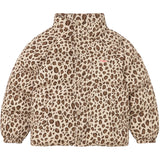 TinyCottons Dark Vanilla Animal Print Kort Vatteret Jakke