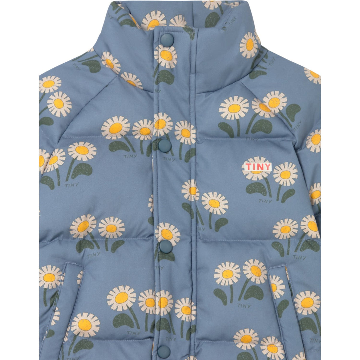 TinyCottons Stone Winter Flowers Kort Vatteret Jakke