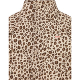 TinyCottons Dark Vanilla Animal Print Kort Vatteret Jakke