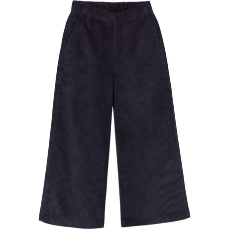 TinyCottons Light Navy Solid Corduroy Bukser
