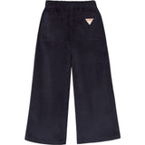 TinyCottons Light Navy Solid Corduroy Bukser