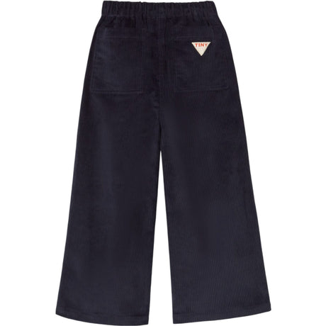 TinyCottons Light Navy Solid Corduroy Bukser