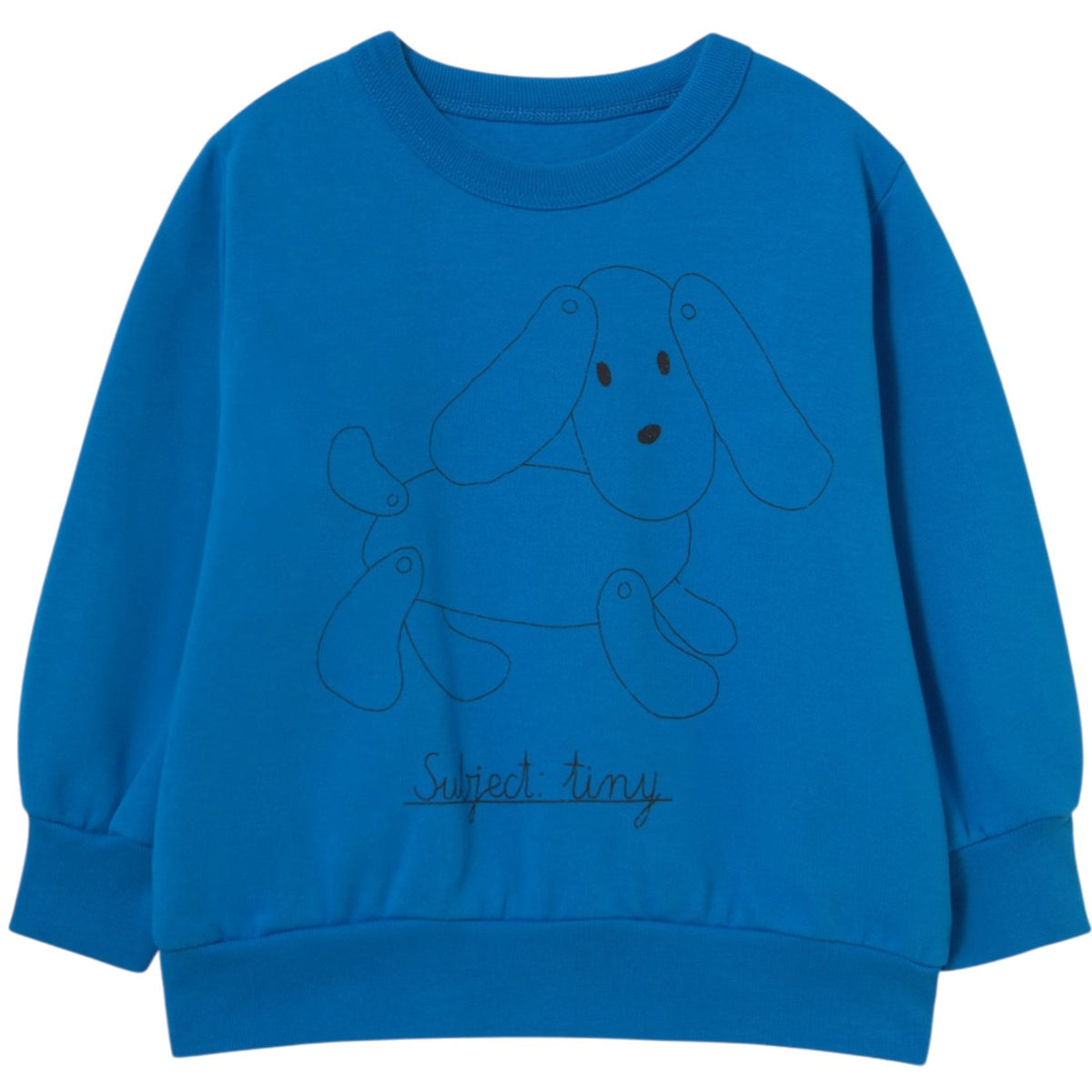 TinyCottons Blue Dog Graphic Sweatshirt