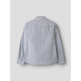Name It Navy Blazer Bright White Nkmnewsa Ls Skjorte Noos