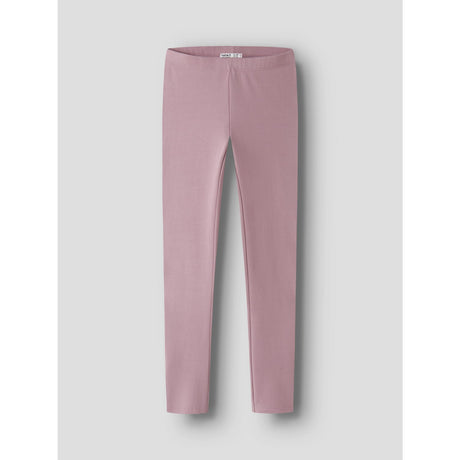 Name It Lilas Nkfdavina Solid Swe Leggings Bru N Noos
