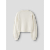 Name It Antique White Black Bow Nkfrina Ls Strik Card Noos