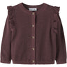 Name It Wild Ginger Tone In Tone Lurex Nmfabinne Ls Strik Card Noos