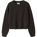 Name It Chocolate Plum Nkfholly Ls Boxy Kort Strik Noos