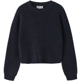 Name It Dark Sapphire Nkfholly Ls Boxy Kort Strik Noos