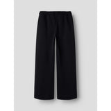 Name It Black Antique White Print Nkfria Wide Sweat Bukser Bru Noos