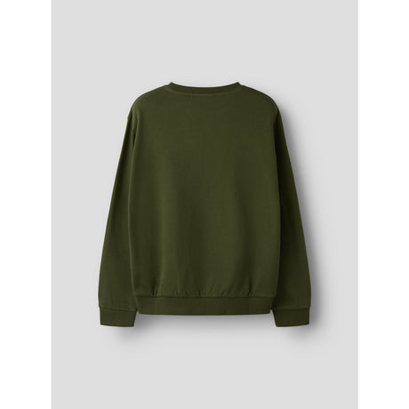 Name It Rifle Green Nkmflo Ls Nreg Sweat Bru Noos