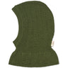 COPENHAGEN COLORS Dk Green Merino Rib Strikket Elefanthue